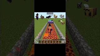 I thought the cat was done for… but he CHEATED the system 😭 #minecraft