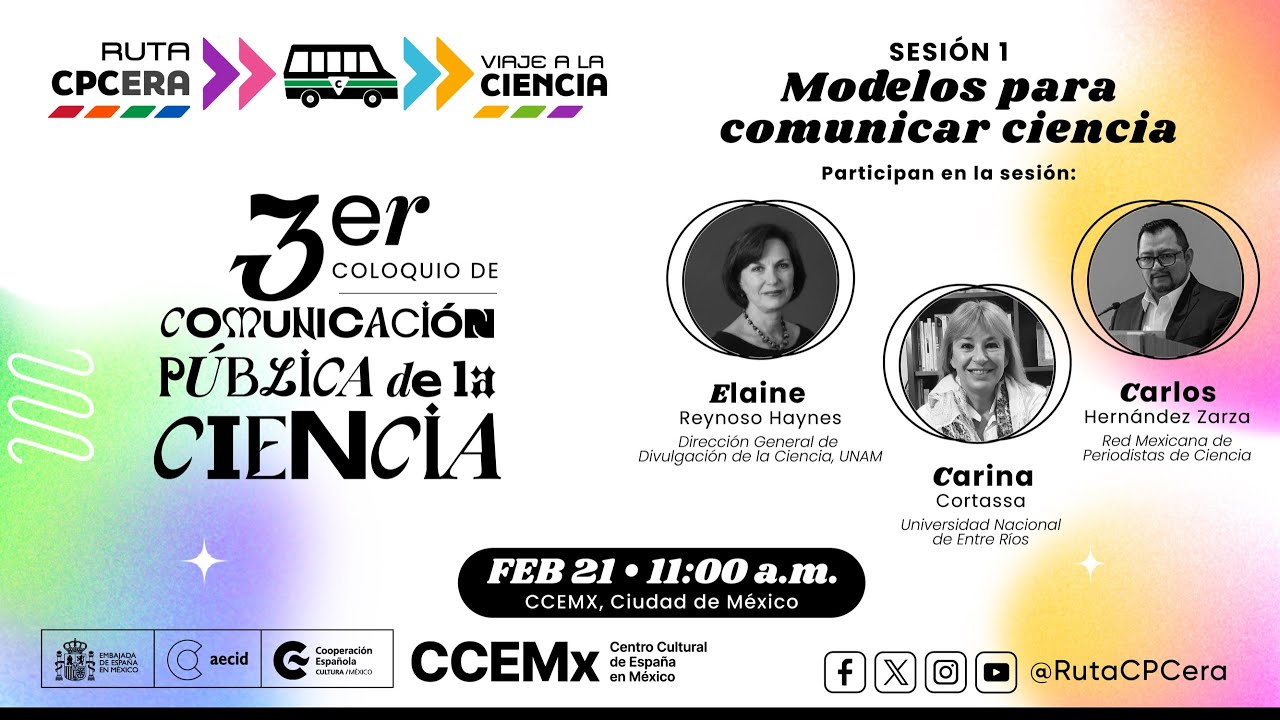 Sesión I. Modelos para comunicar ciencia