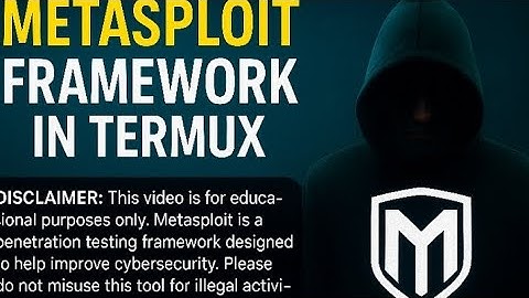 "How to Install Metasploit in Termux | 100% Working | No Root | 2025 Latest M…"