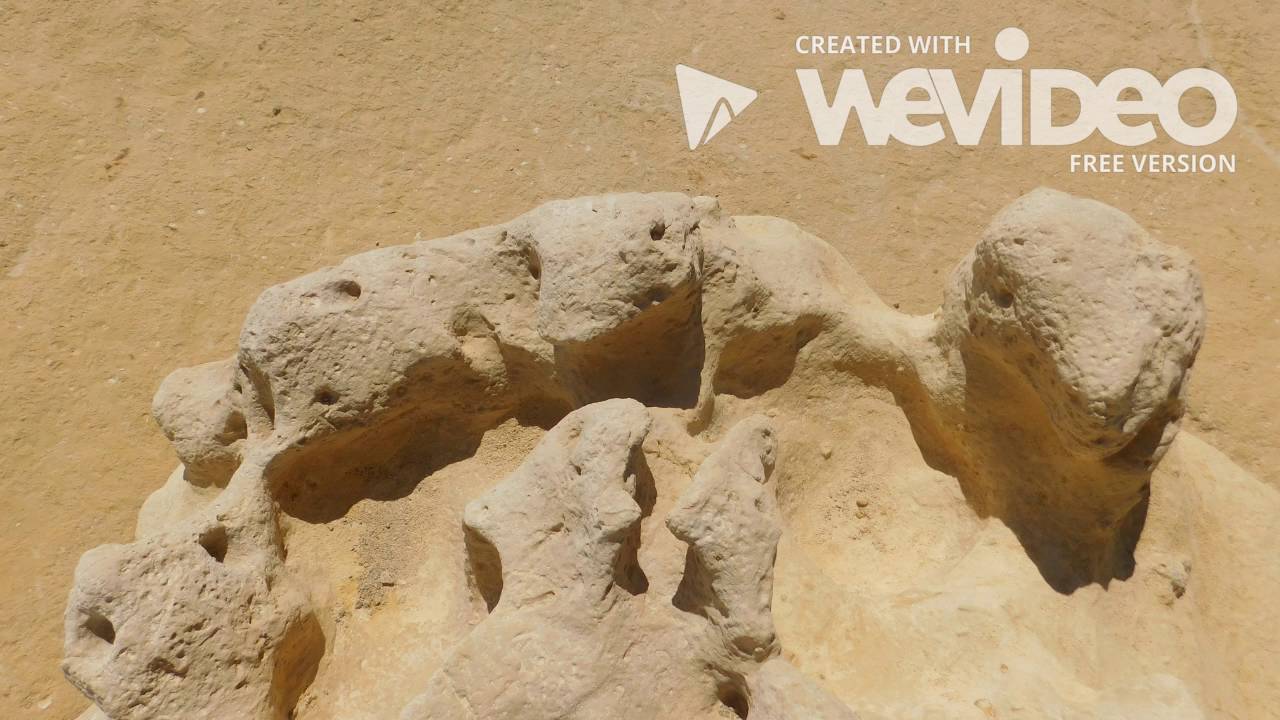 Weird stone - Malta, Gozo, Xlendi Bay, next to Xlendi Tower.