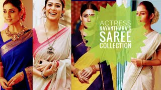 Beautiful Actress Nayanthara In Sareesuper Cute Actress Nayantharasaree Lookvignesh Shivn Nayan