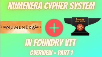 Numenera RPG Cypher System in Foundry VTT - Overview