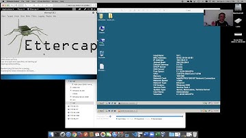 Kali Linux Session Hijacking MITM demo.