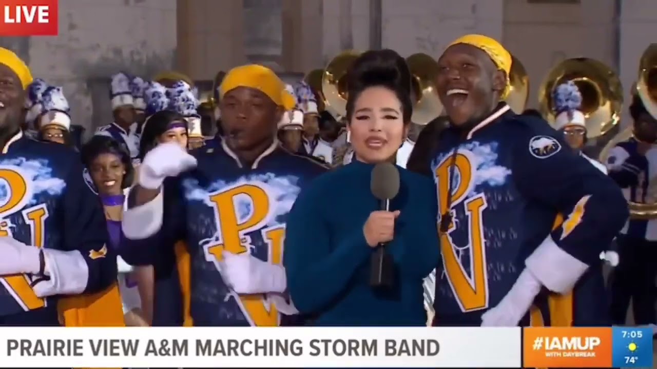Prairie View A&M marching storm band