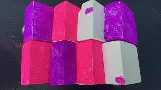 8 Blocks of Pink and Purple Gym Chalk | Satisfying ASMR