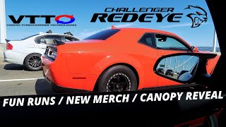 Hellcat Redeye vs. F-RB Vargas Turbo 335i vs. M4 f82 | NEW MERCH & CANOPY REVEAL! | +500hp Fun Runs!