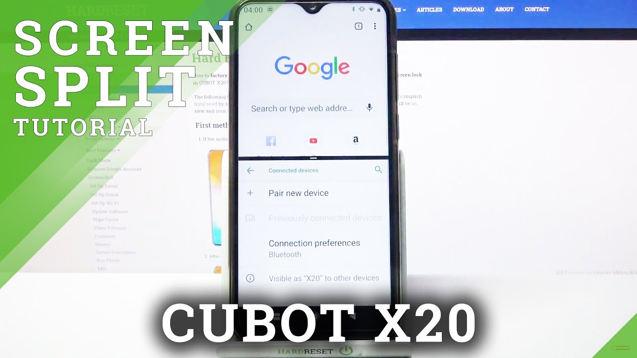 CUBOT X20 – Enable and Use Split / Double Screen Feature