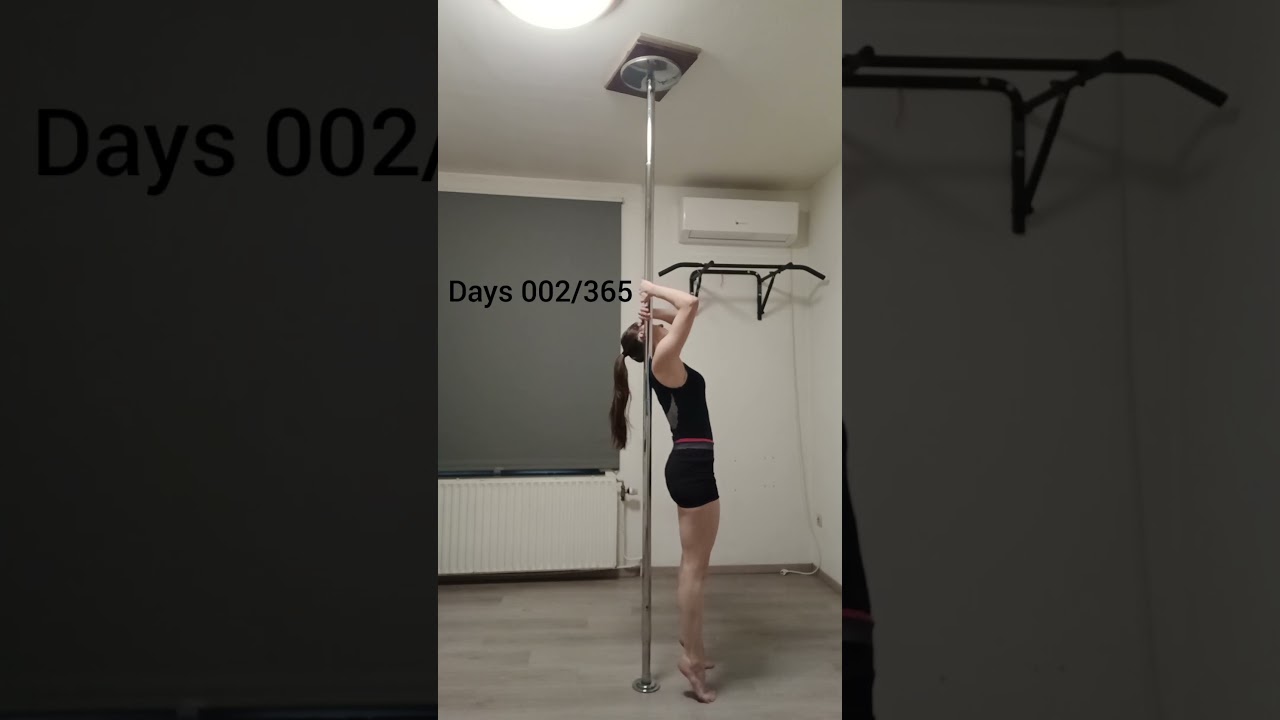 Days 002/365 shoulder mount pole dance 