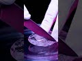 Cutting a whisper glass shard with surreal precision #ai #asmr #abstract