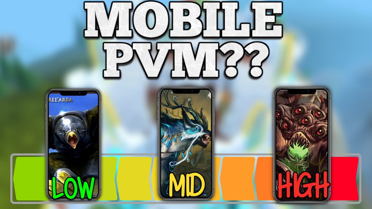 How GOOD Is PVM on Runescape Mobile? - Trying 3 Levels of Bosses! - Runescape 3