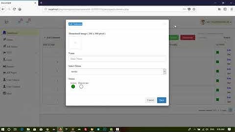 2- add submenu (php  sServerPlugin blugin send to database)