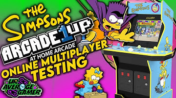 Simpsons Arcade1up Live Online Multiplayer Testing with Q&A