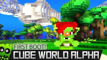 ► First Boot : Cube World Alpha - Rogue Gameplay