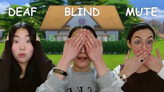 Deaf, Blind, &amp; Mute Build Challenge in The Sims 4