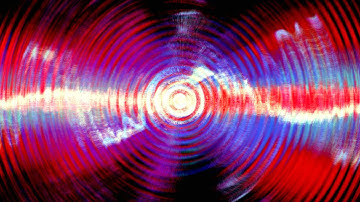 Magic music visualizer -- waveform effects demo