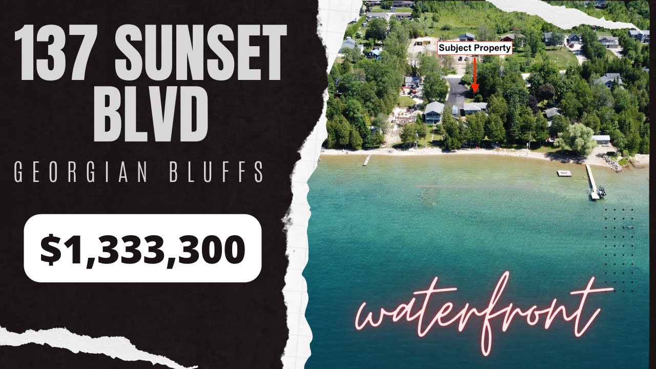 WATERFRONT on Georgian Bay close to Wiarton, Ont