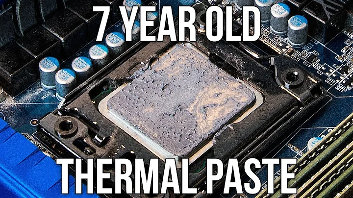 Replacing 7 Year Old Thermal Paste - Does it make a difference?