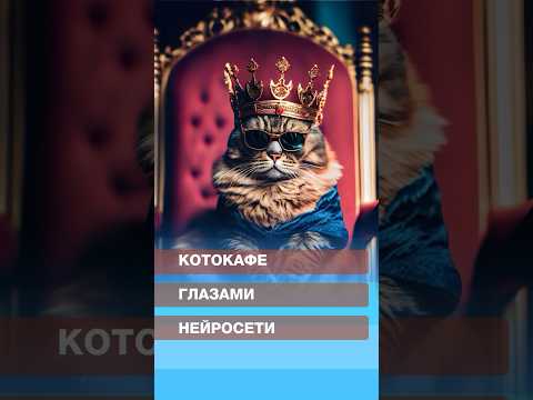 КотоКафе глазами нейросети🐈⬛ #искусственныйинтеллект #нейросеть #нейросети #генерация #ии #ai