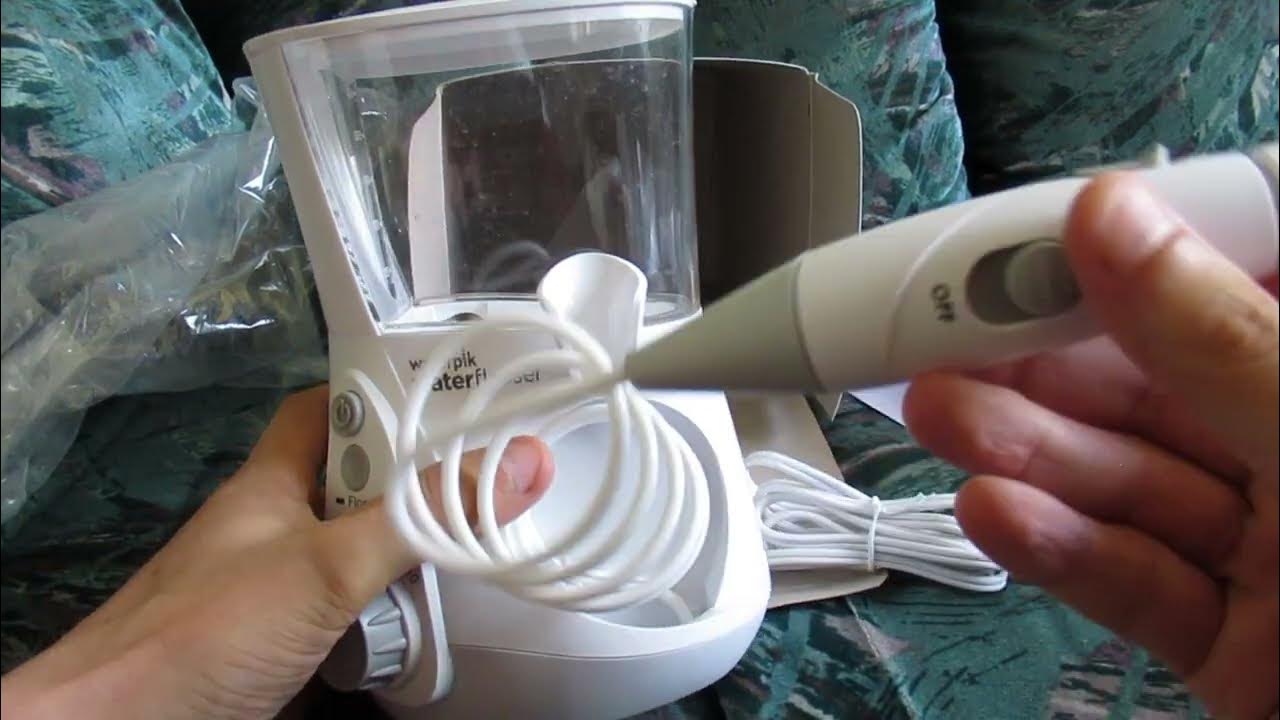 Unboxing Waterpik Aquarius Water Flosser 600 Series YouTube