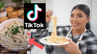 LETS COOK TIKTOK COPYCAT Olive Garden FETTUCCINE ALFREDO!