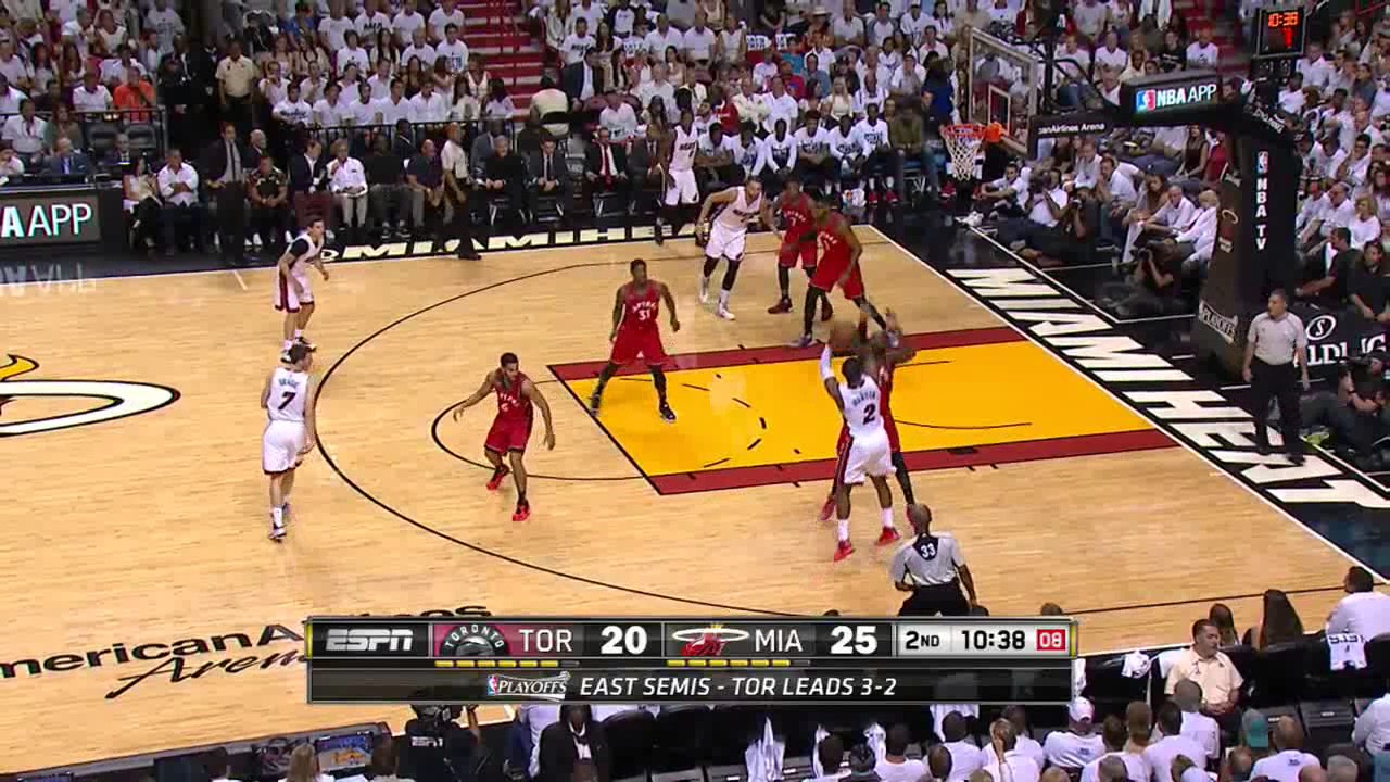 NBA, playoff 2016, Raptors vs. Heat, Round 2, Game 6, Move 17, Joe ...