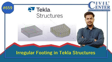 Irregular Footing in Tekla Structures || Tekla Structures Tutorial