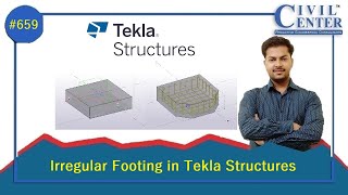 Irregular Footing in Tekla Structures || Tekla Structures Tutorial