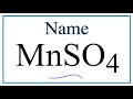 Transition Metals and Polyatomic Ions