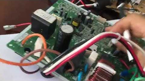 Sửa bo máy lạnh inverter máy nén không chạy, chạy ngắt.( mạch bv quá dòng)