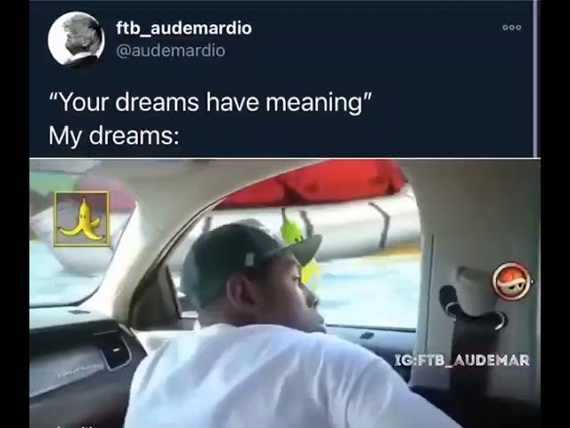 Your Dreams Have Meaning My Dreams Meme Youtube