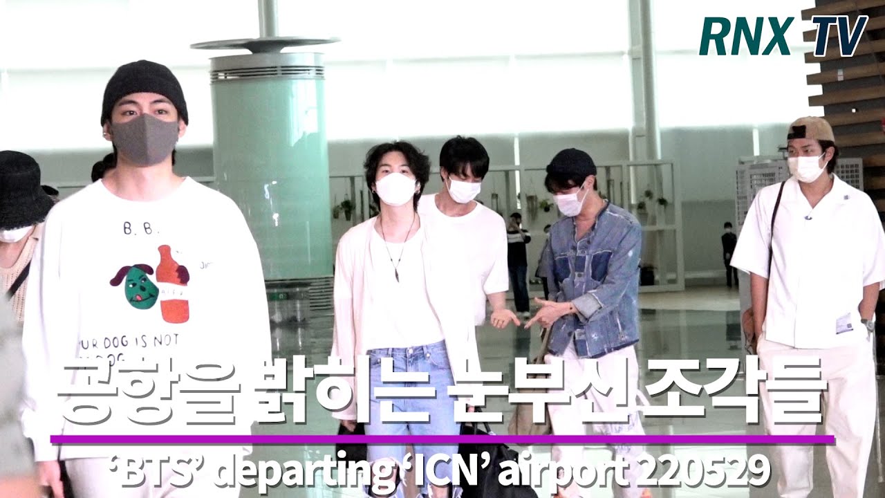 220529, BTS Incheon International Airport