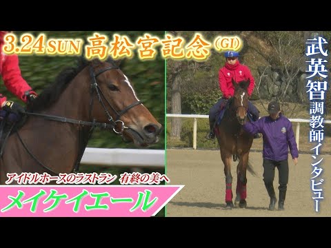 【ラストラン】メイケイエール・武英智調教師インタビュー【高松宮記念】