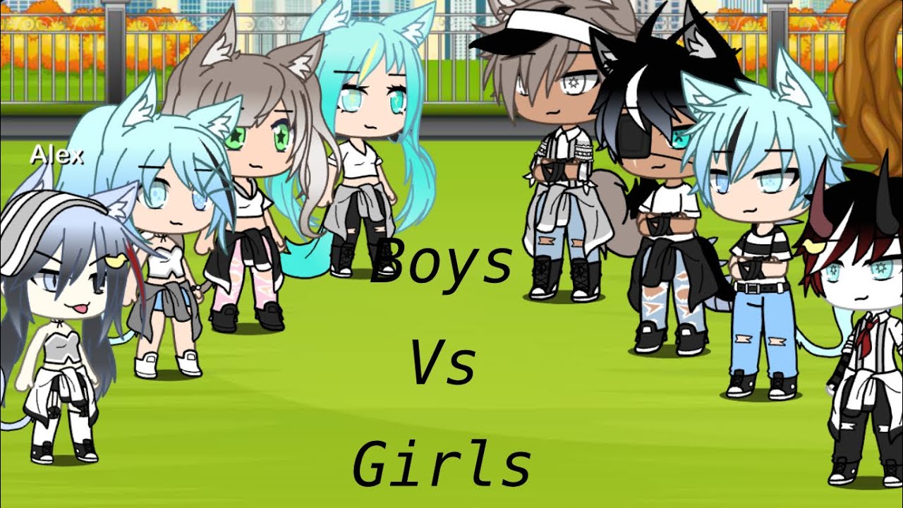 Singing Battle Boys Vs Girls//Gacha Life// - YouTube
