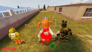 картинка: КАКОЙ АНИМАТРОНИК САМЫЙ БЫСТРЫЙ FNAF COOP Гаррис мод ► Garry's Mod