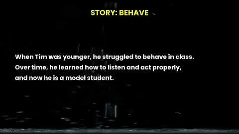 Let's learn the word behave | Improve your vocabulary #english #vocabulary #learnenglish