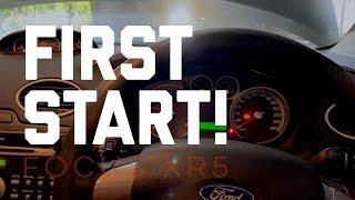 FIRST START! Ford Focus XR5 ST225 First Start of Replacement Engine by alexaescht 3,394 views 4 years ago 2 minutes, 33 seconds