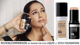 Makeup Forever Foundation Review | Liquid VS Stick Foundation Comparision | Chandni Singh
