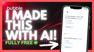 Bubble AI: BEST AI App Builder For Android and IOS with NO CODE!
