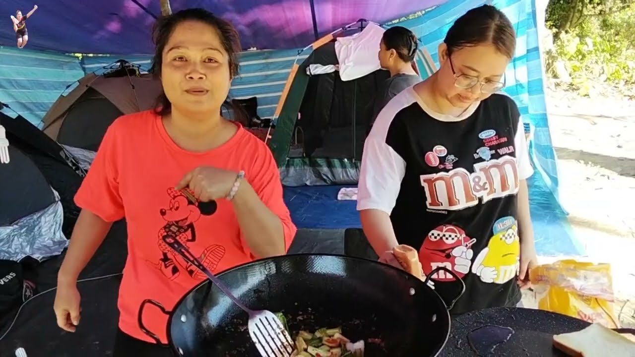 Part 3 Camping || Bangun Pagi Terus Di Beri Tugas Masak Sarapan Pagi Mee Goreng Untuk Semua .