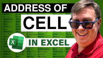 Excel - Address of a Cell: Episode 1319