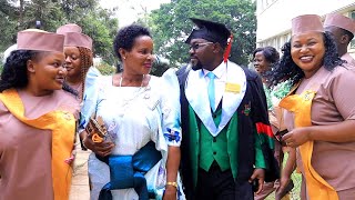 Ssalongo Kayiira Richard Owa Bukedde TV, Mukyalawe Amukoledde Surprise Ebadde Emusse Ku Graduation