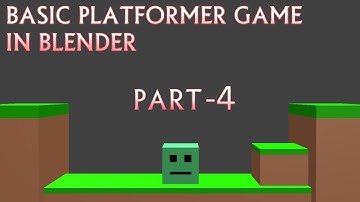 How to make platformer game in blender | part 4 | blender game | BGE | Pck world