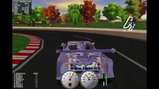 TORCS gameplay car3-trb1 versus all on Road Tracks - E-Track 2