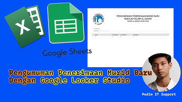 Pengumuman Penerimaan Murid Baru / Kelulusan Dengan Google Looker Studio
