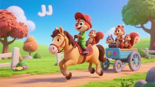 JJ’s Pony Ride with the Giggly Squirrels | Nursery Rhymes &amp; Kids Songs