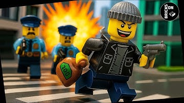 Lego Crazy ATM and Bank Robbery Goes WRONG COMPILATION Full Story Heist Police Catch the crooks