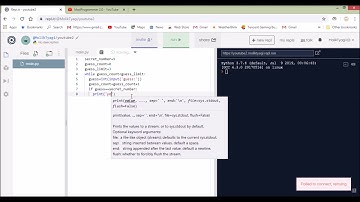 Programming for a simple guessing game(in python)