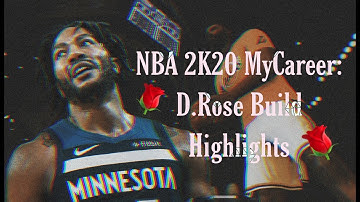 2K20 MyCareer: Prime D. Rose 🌹 Build Highlights: SOLVED THE PROBLEM by Comethazine