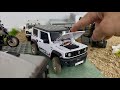 Land Rover Defender vs Suzuki Jimny: Epic Rescue by Excavator! | Off-Road RC Obstacle Challenge