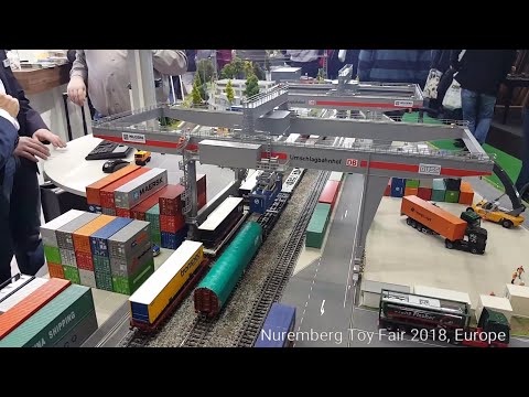 Faller Container Portal Crane - Nuremberg Toy Fair 2018, Europe